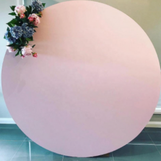 Pink Round Gloss Backdrop